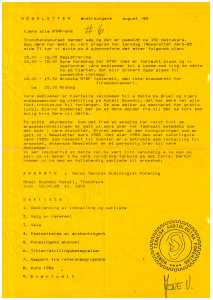 Forside av medlemsblad nr. 6