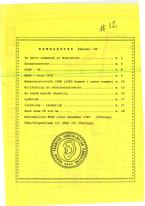 Forside av medlemsblad nr. 12