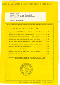 Forside av medlemsblad nr. 21