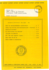 Forside av medlemsblad nr. 24