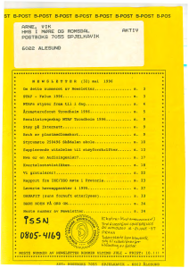 Forside av medlemsblad nr. 32