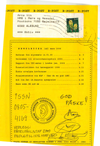 Forside av medlemsblad nr. 46