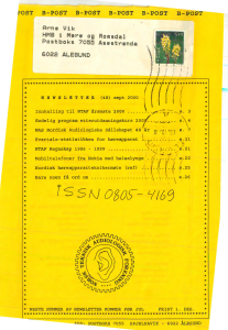 Forside av medlemsblad nr. 48