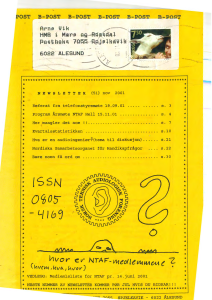 Forside av medlemsblad nr. 51