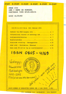 Forside av medlemsblad nr. 52