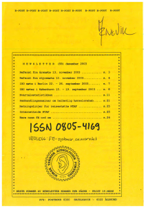 Forside av medlemsblad nr. 58