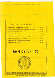 Forside av medlemsblad nr. 59