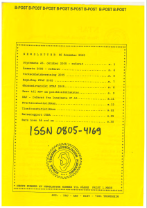 Forside av medlemsblad nr. 66