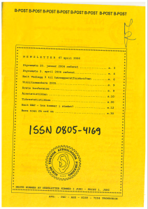 Forside av medlemsblad nr. 67