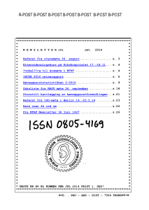 Forside av medlemsblad nr. 101