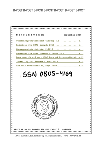 Forside av medlemsblad nr. 109