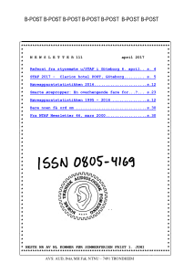 Forside av medlemsblad nr. 111