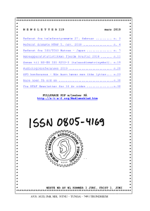 Forside av medlemsblad nr. 119