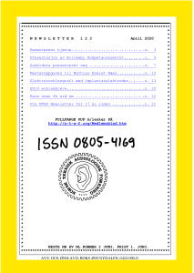 Forside av medlemsblad nr. 123