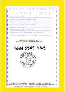 Forside av medlemsblad nr. 125