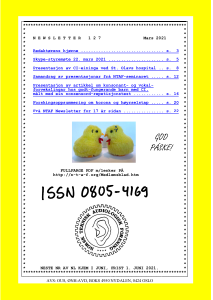 Forside av medlemsblad nr. 127