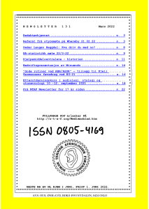 Forside av medlemsblad nr. 131