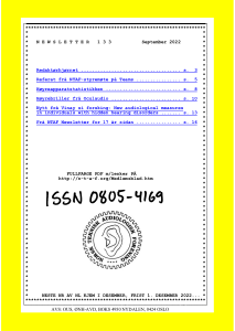 Forside av medlemsblad nr. 133