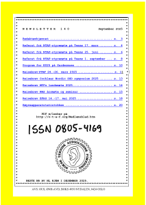 Forside av medlemsblad nr. 140