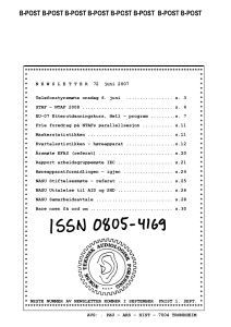 Forside av medlemsblad nr. 72
