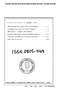 Forside av medlemsblad nr. 74