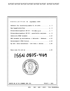 Forside av medlemsblad nr. 81