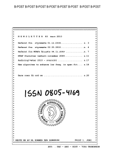 Forside av medlemsblad nr. 83