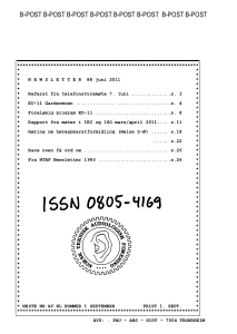 Forside av medlemsblad nr. 88