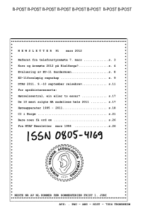 Forside av medlemsblad nr. 91
