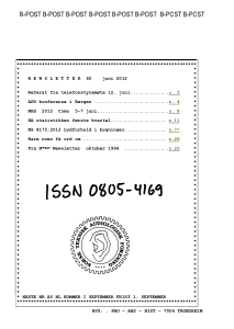 Forside av medlemsblad nr. 92