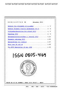 Forside av medlemsblad nr. 98